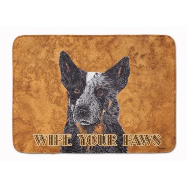 Carolines Treasures Carolines Treasures SC9141RUG Australian Cattle Dog Wipe Your Paws Machine Washable Memory Foam Mat SC9141RUG - main